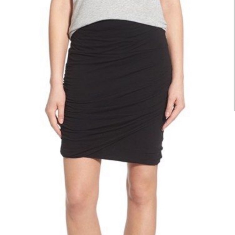 James Perse Ruched / Wrap Skirt Size 1 (small)